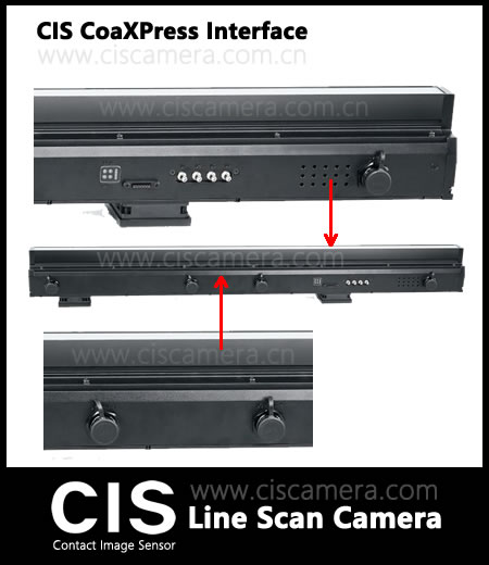 CIS Line Scan Camera CoaXPress Interface