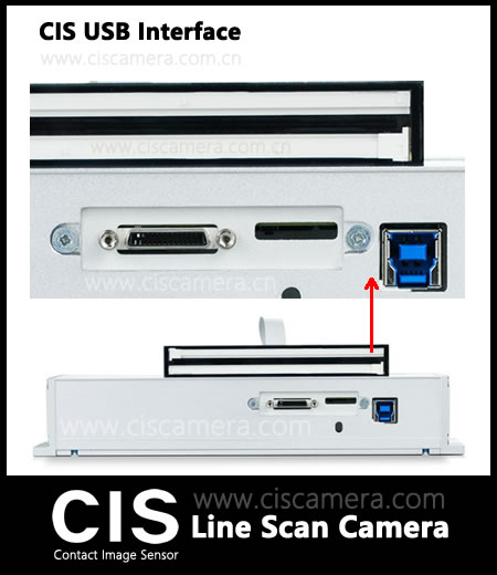 CIS Line Scan Camera USB Interface