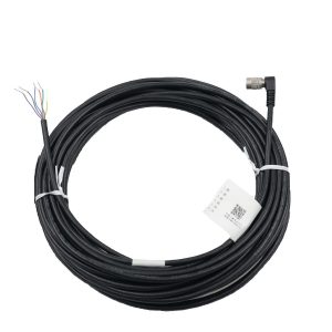 HIKROBOT Power/IO Cable, Hirose 6pin, Right Angle HR10A-7P-6S (left) to Open, 5m